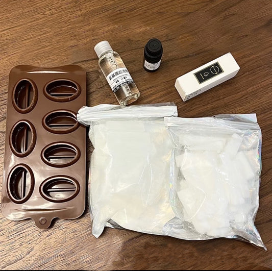Coffee Grounds Handmade Soap DIY Kit